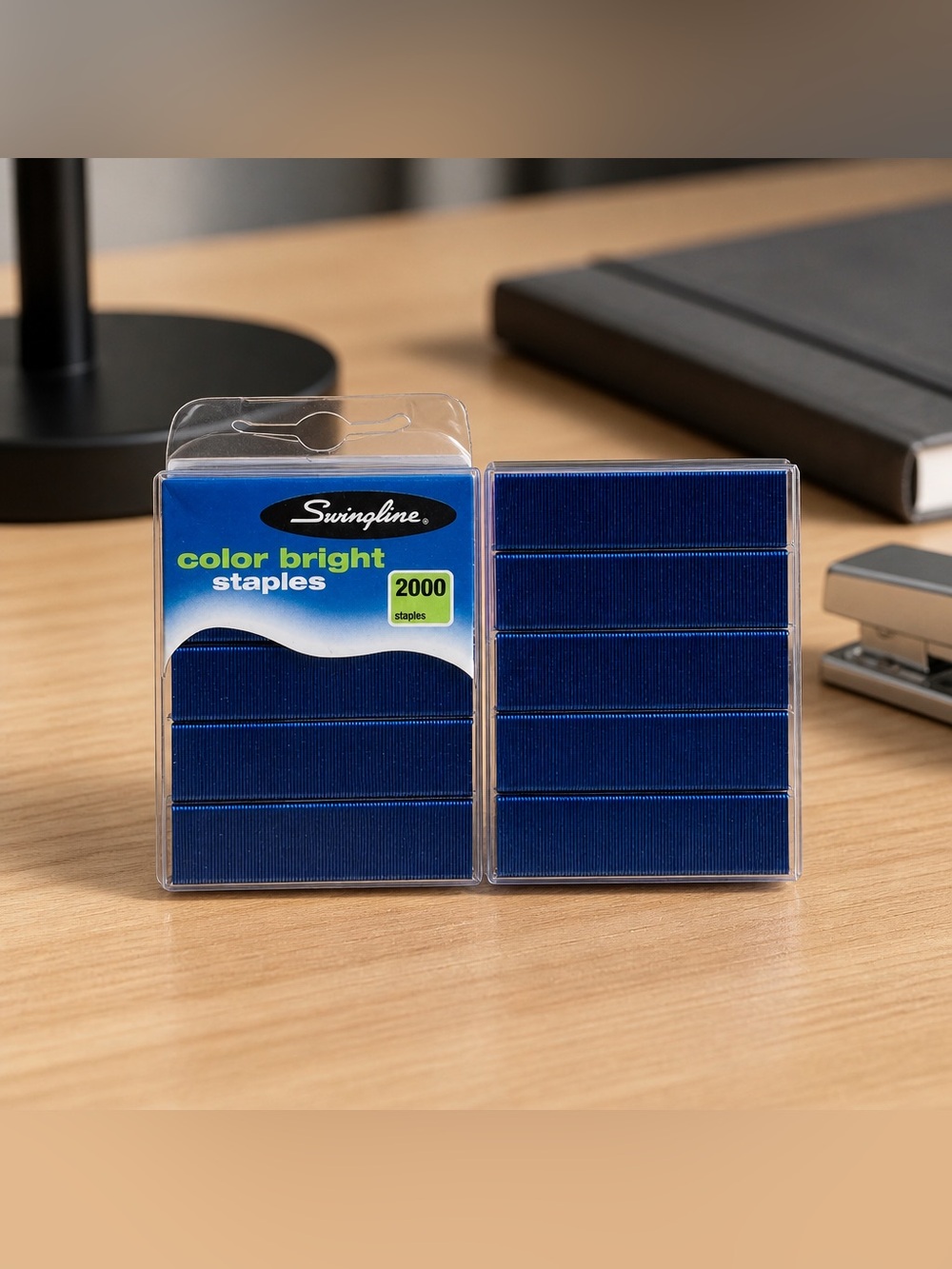 Swingline Blue Color Bright Staples - 2000 Count #35121